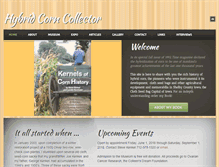 Tablet Screenshot of hybridcorncollector.com
